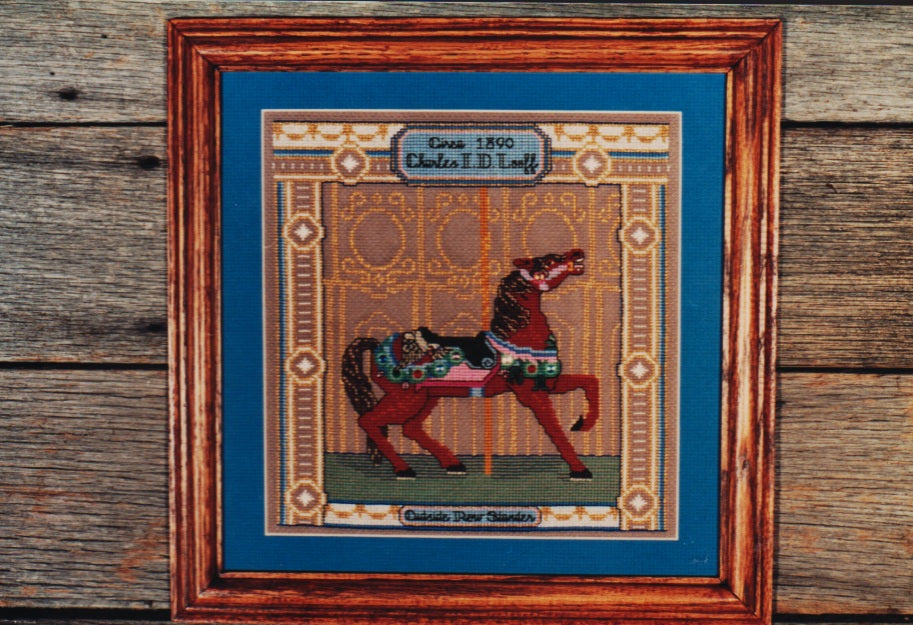 Old Lakewood 1890 Loof Outside Row Stander Carousel Collection OL-009 cross stitch pattern