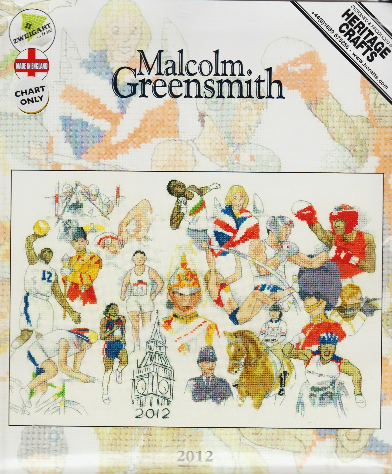 Heritage Stitchcraft 2012 olympics cross stitch pattern