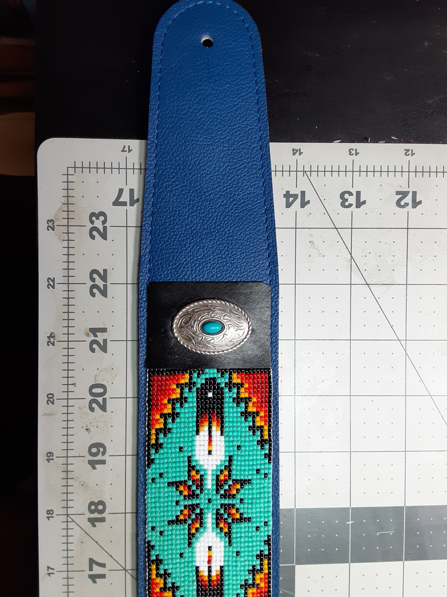 Native American Style Guitar Strap 3