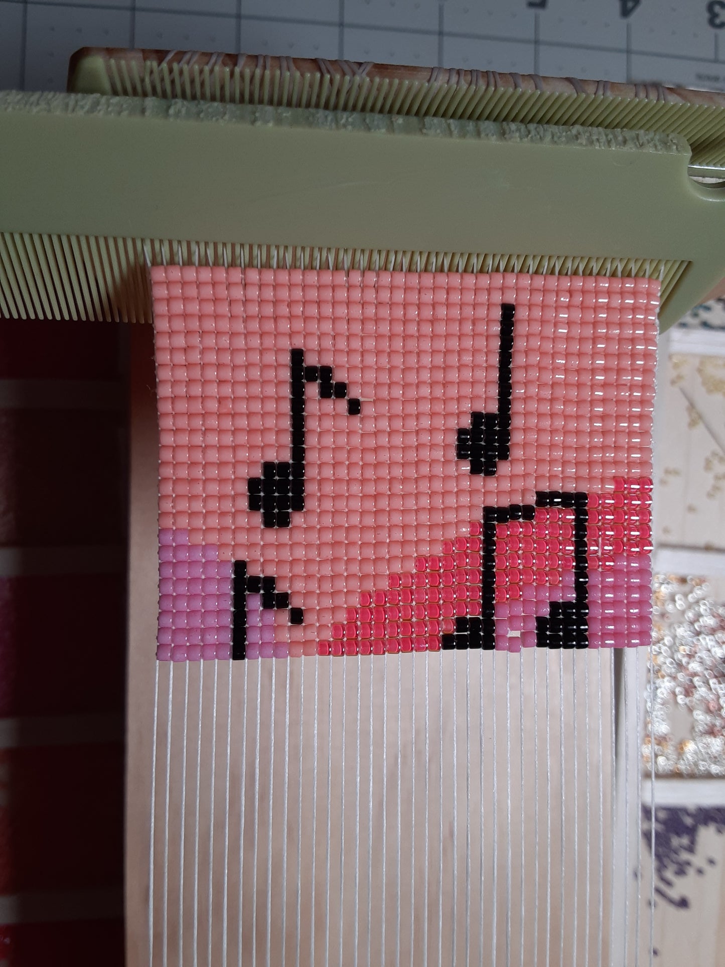 'Pink Musical' Concho Style Guitar Strap