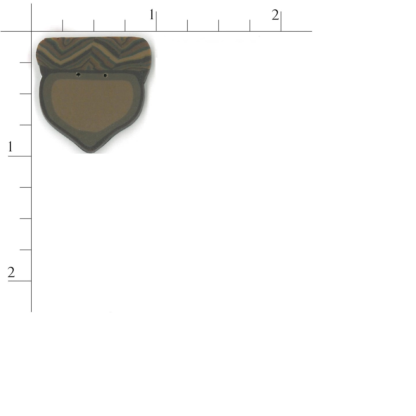 Herringbone Acorn 2341 Buttons