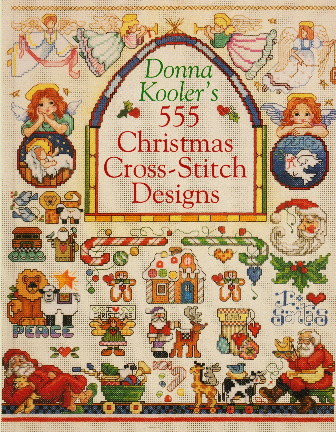 Sterling Publishing 555 Christmas Designs Donna Kooler cross stitch pattern book