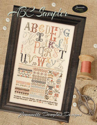 Jeannette Douglas Designs ABC Sampler cross stitch pattern