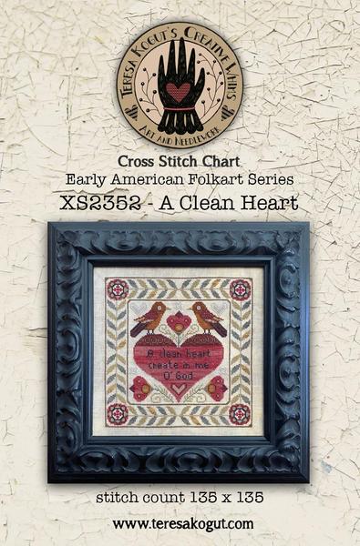 Teresa Kogut A Clean Heart XS2352 cross stitch pattern