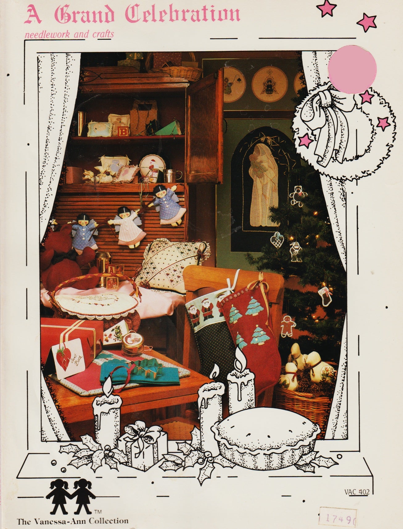 Vanessa-Ann Collections A Grand Celebration VAC402 cross stitch pattern
