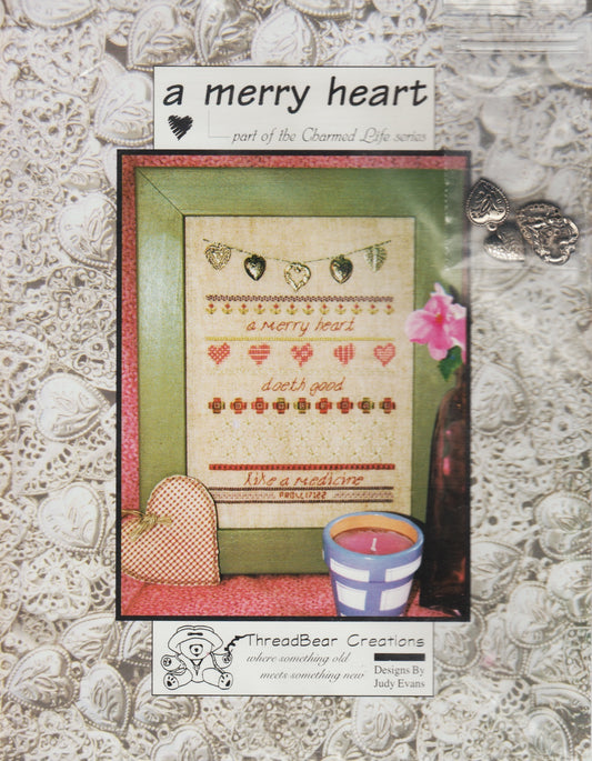 Threadbear Creations A Merry Heart cross stitch pattern
