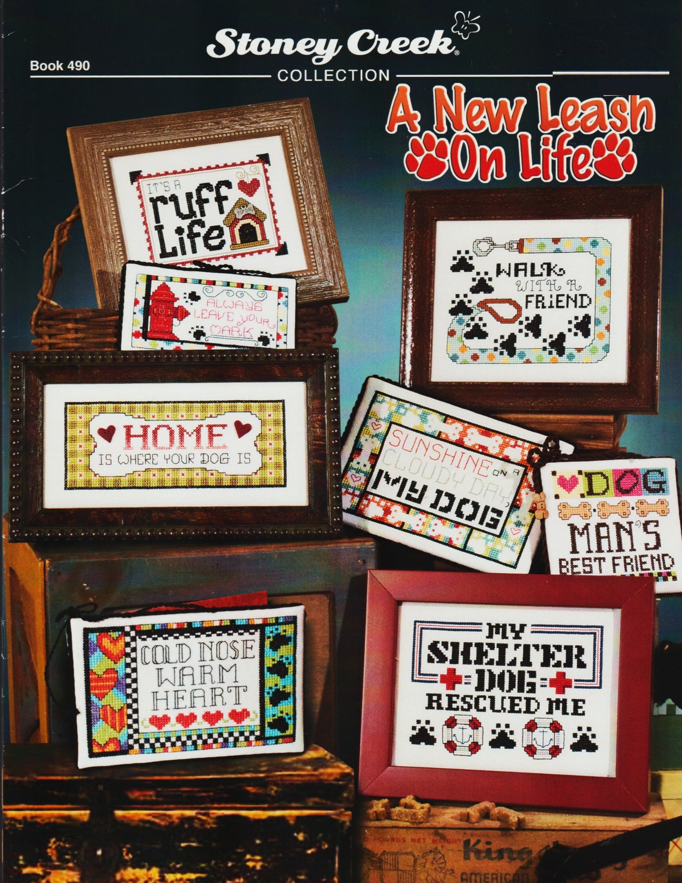 Stoney Creek A New Leash On Life BK490 cross stitch pattern