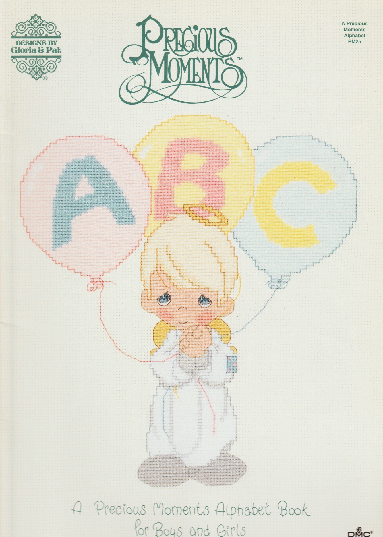 Gloria & Pat A Precious Moments Alphabet PM25 cross stitch pattern