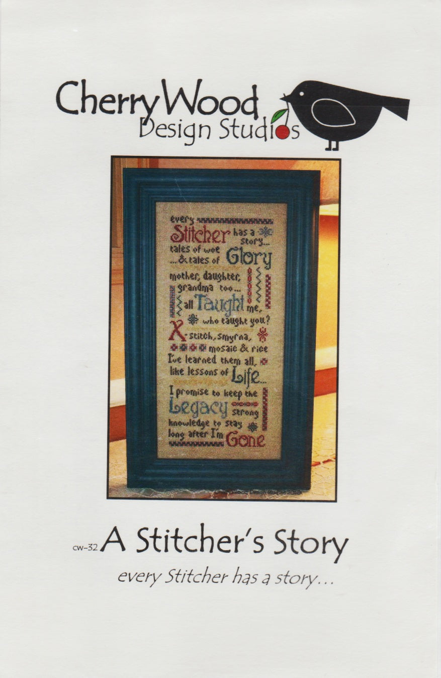 CherryWood A Stitcher's Story CW-32 ross stitch pattern