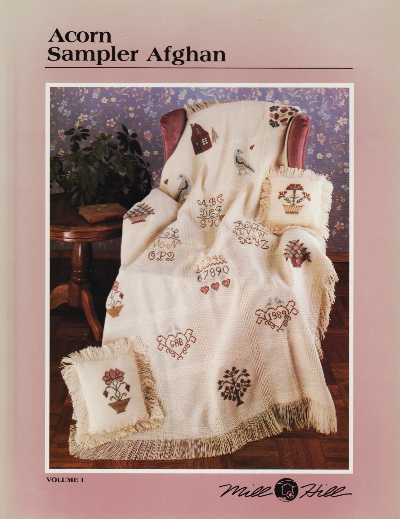 Mill Hill Acorn Sampler Afghan MHP1 cross stitch pattern