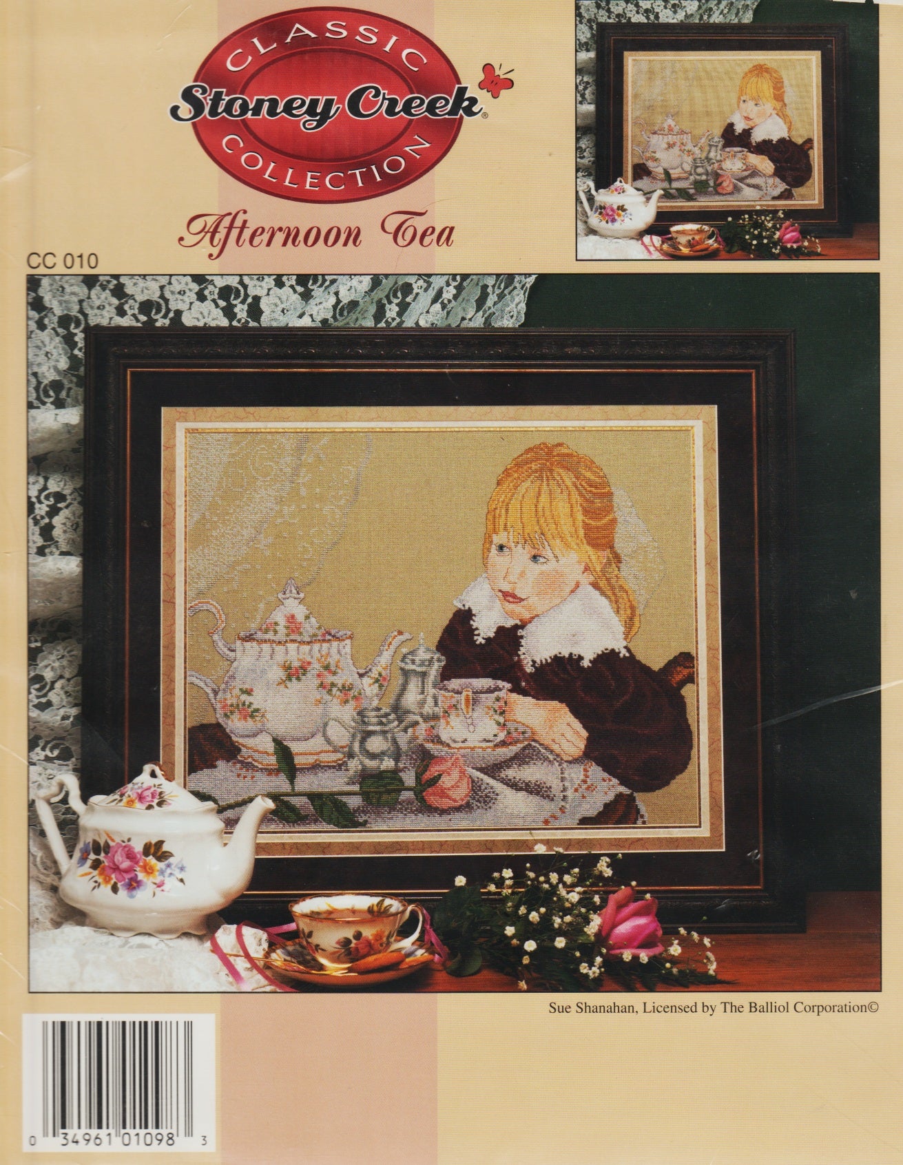 Stoney Creek Afternoon Tea CC010 cross stitch pattern