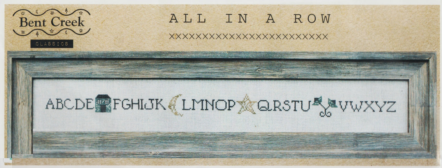 Bent Creek All In A Row cross stitch pattern
