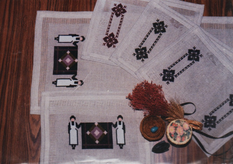 Told In A Garden Amish Pioneer TG9 cross stitch pattern