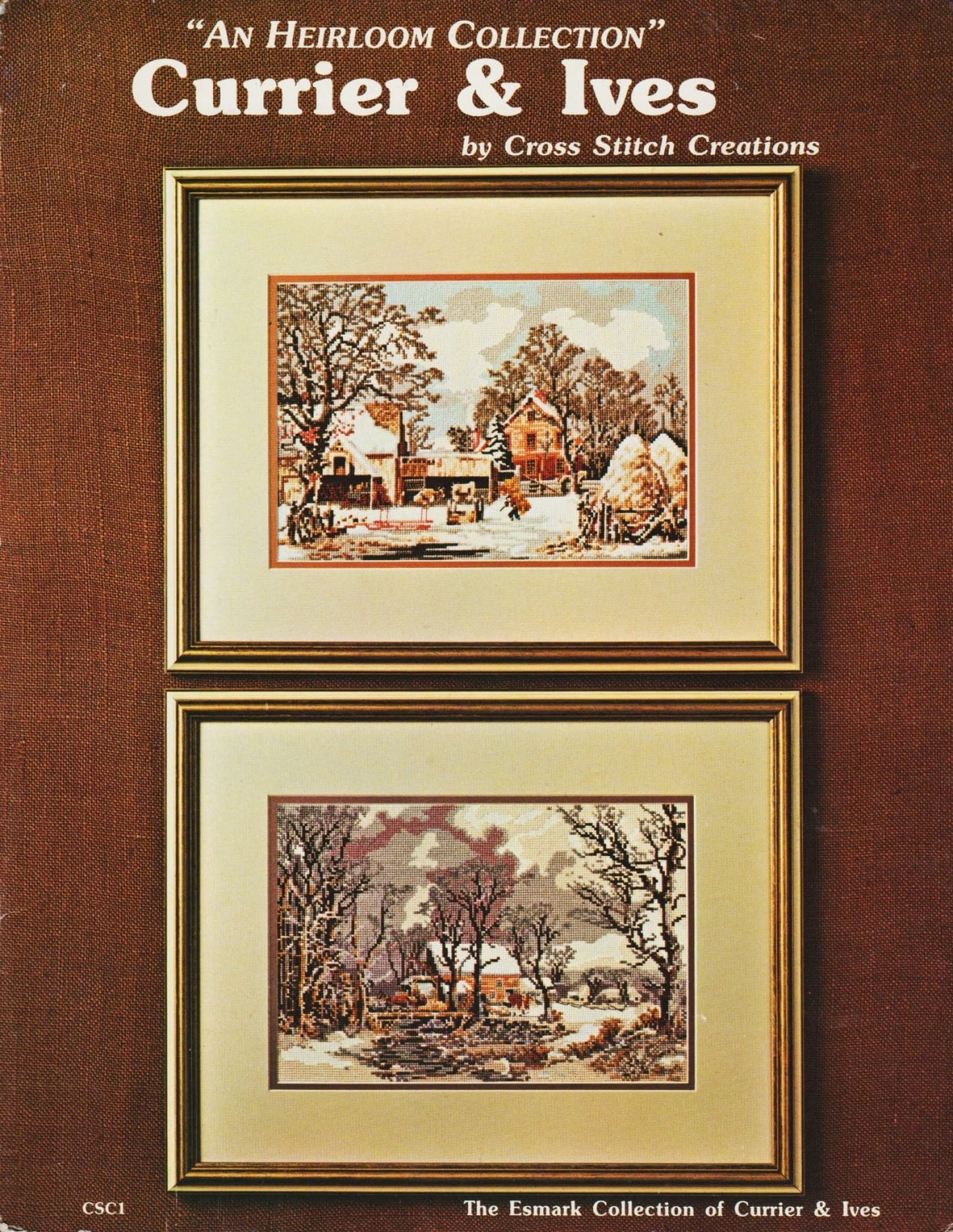 Cross Stitch Creations An Heirloom Collection Courier & Ives I cross stitch pattern