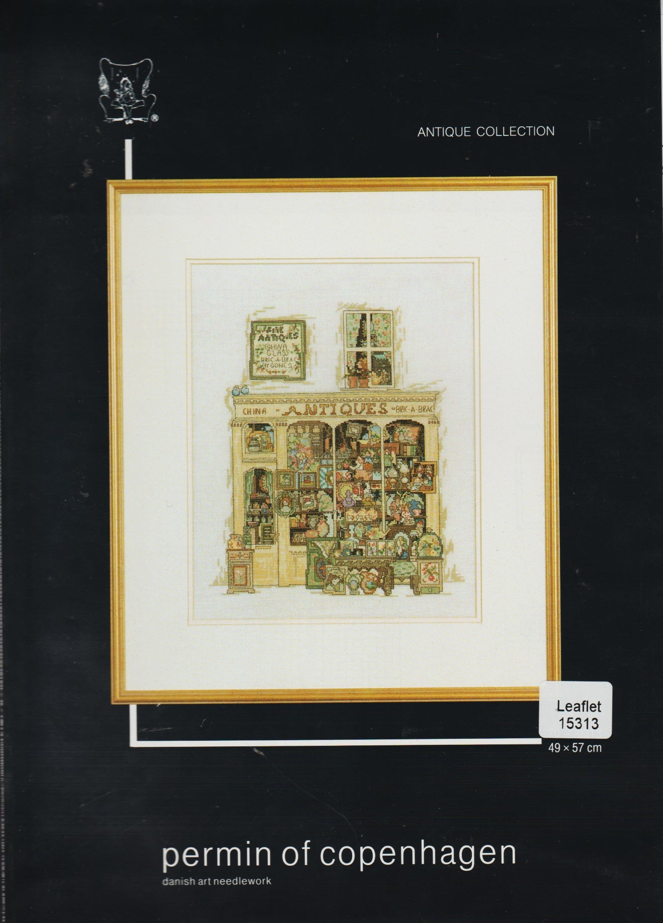 Permin of Copenhagen Antiques 15313 cross stitch pattern