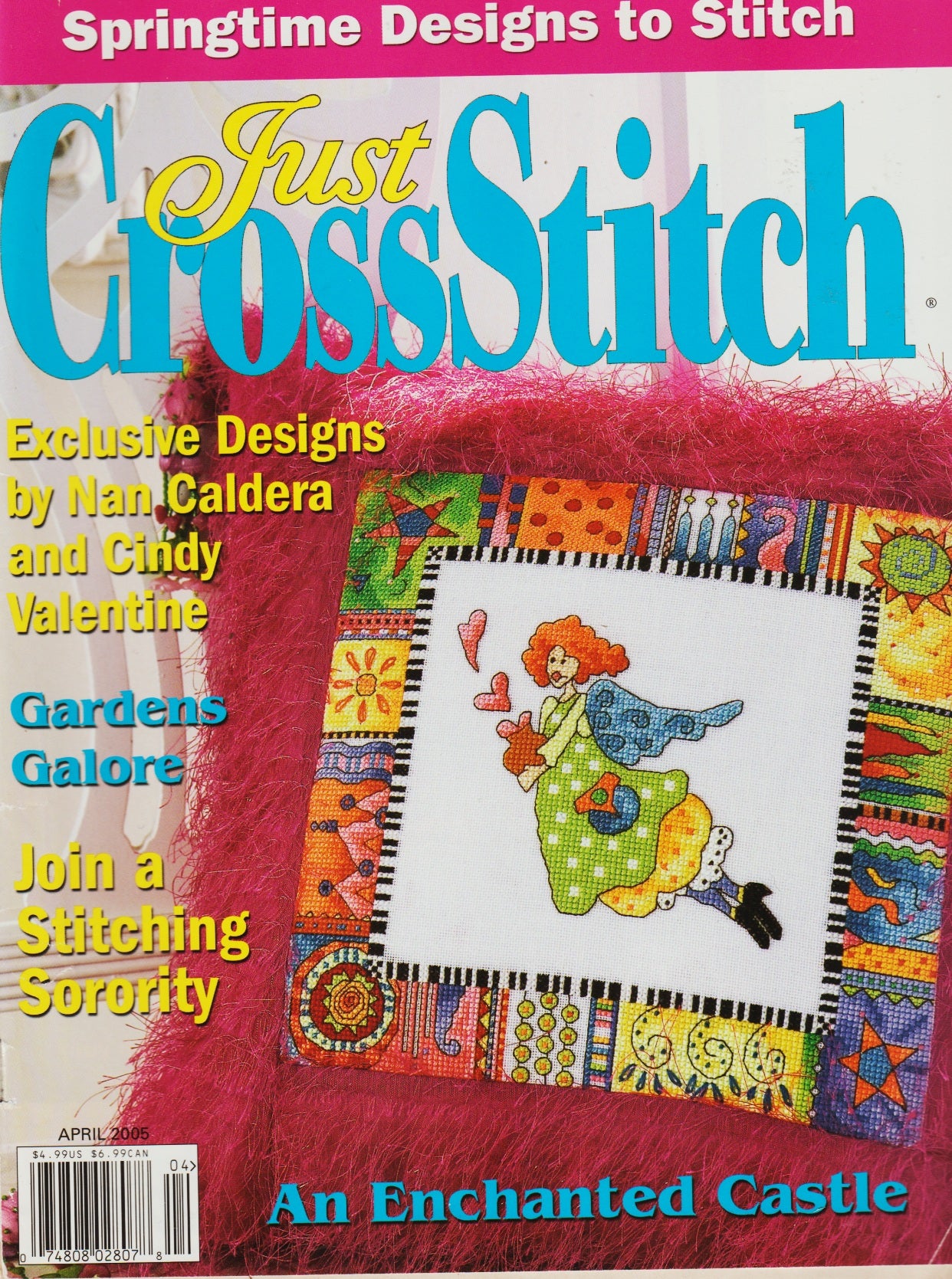 Just CrossStitch April 2005 magazine