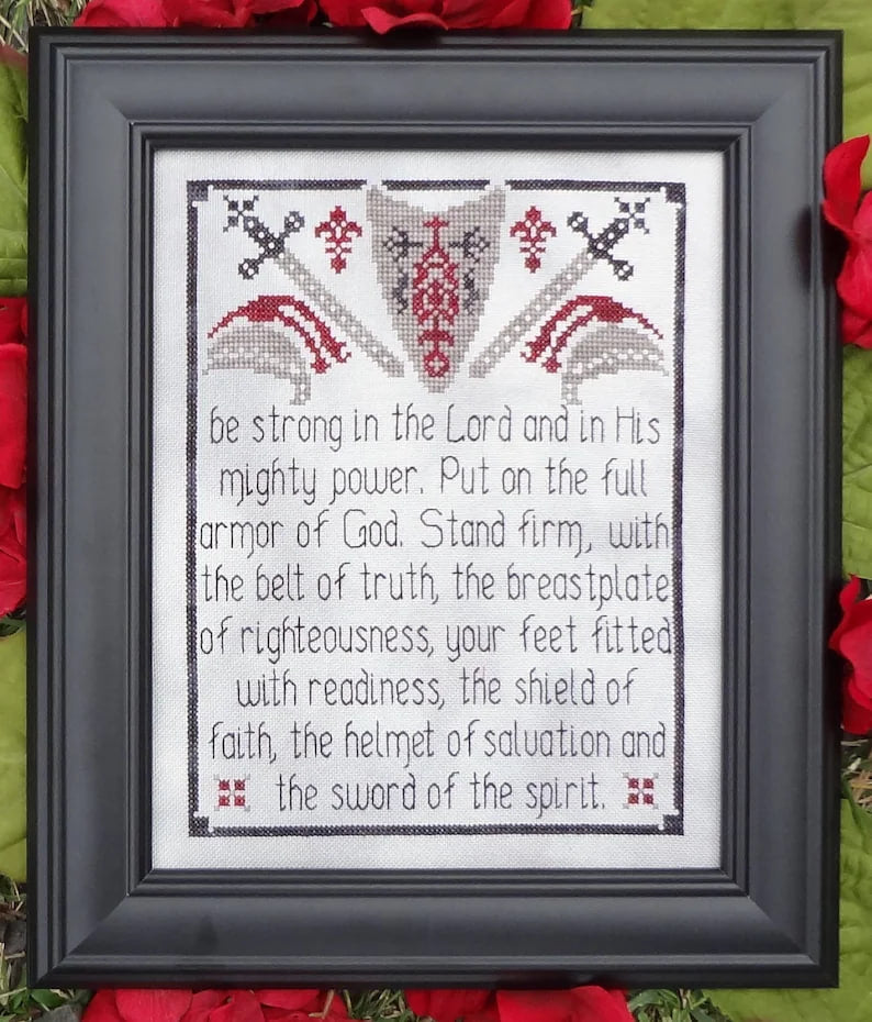 My Big Toe Armor of God MBT-168 cross stitch pattern
