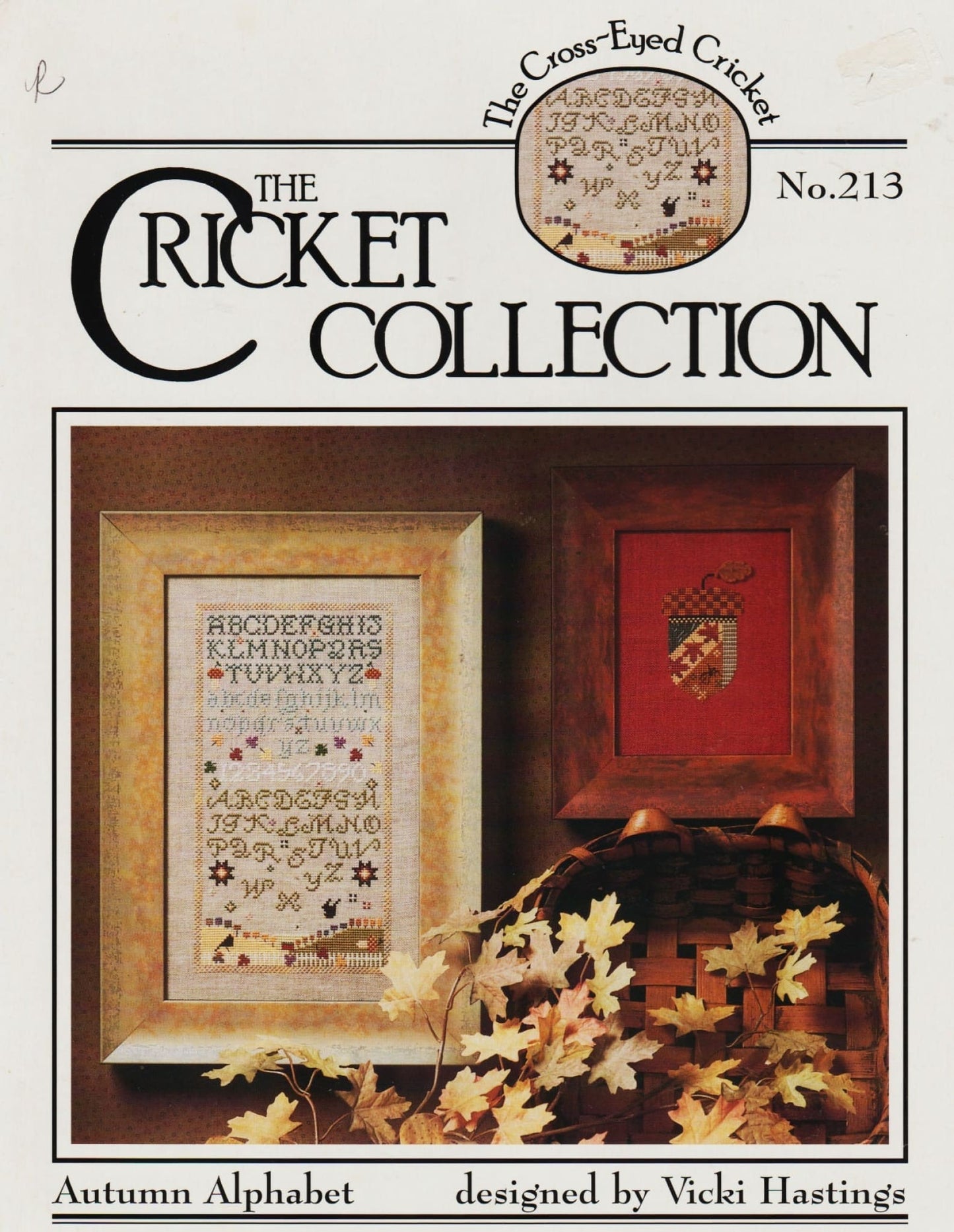 Cricket Collection Autumn Alphabet CC213 cross stitch pattern