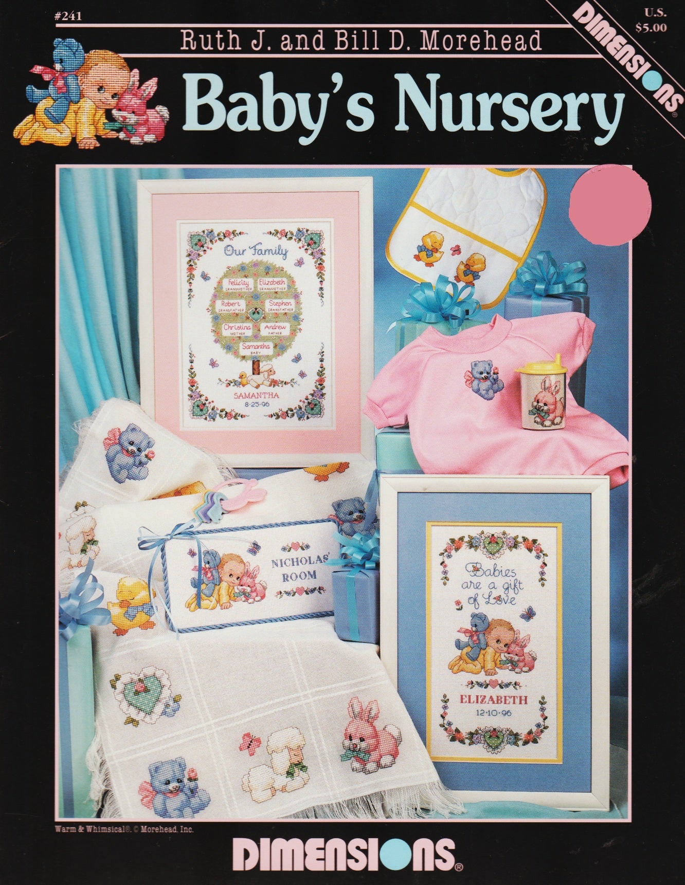 Dimensions Baby's Nursery 241 cross stitch pattern