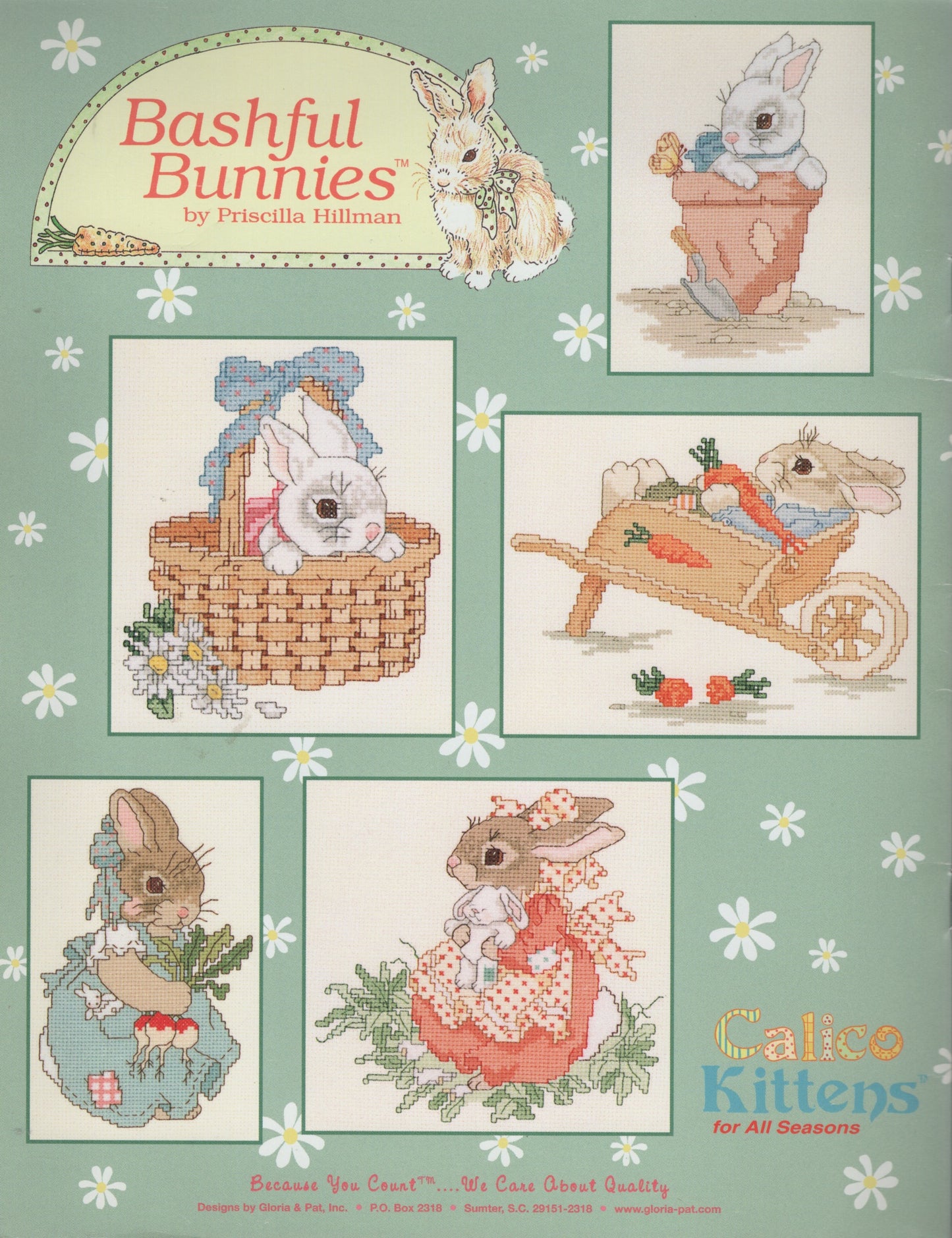 Bashful Bunnies & Calico Kittens pattern