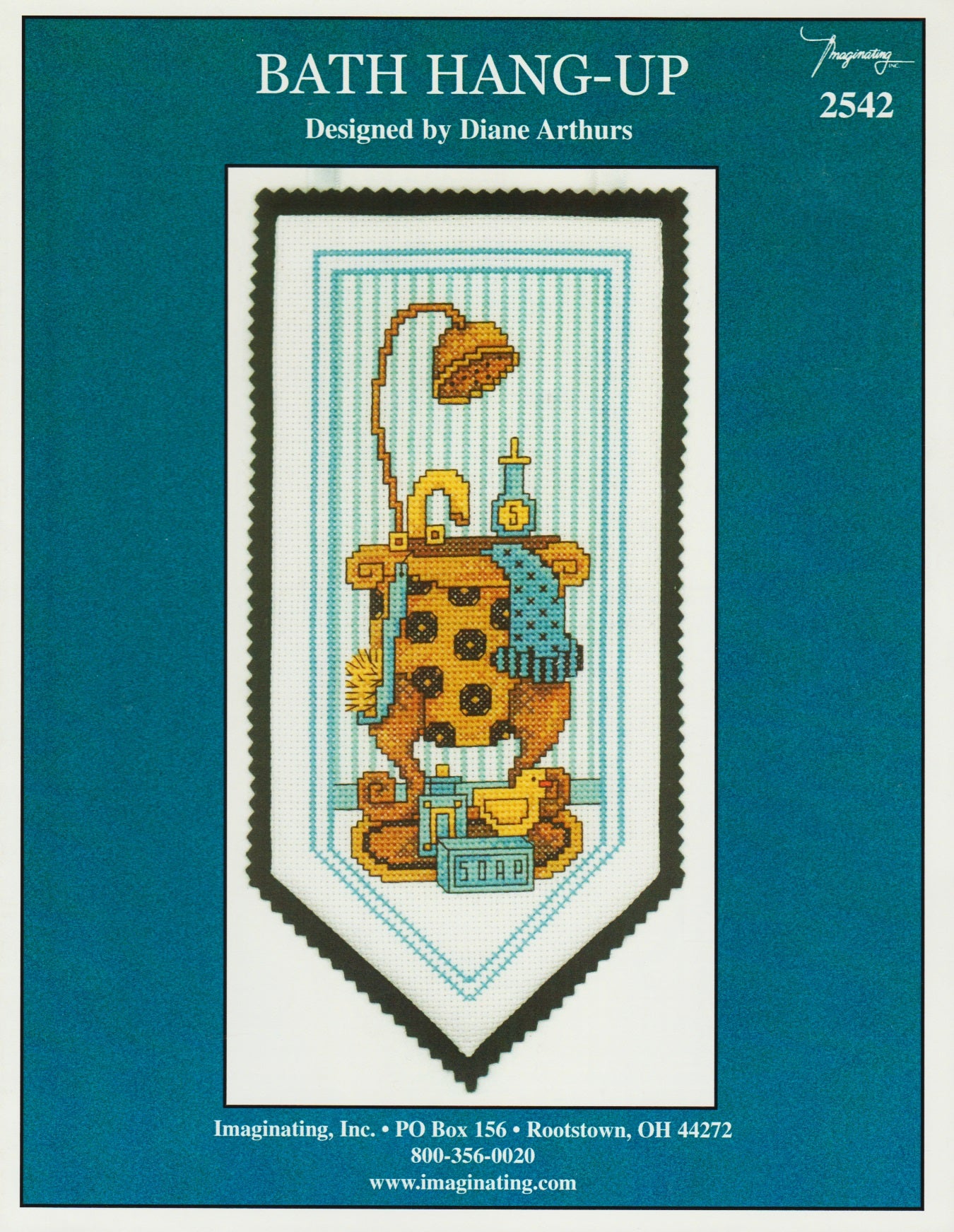 Imaginating Bath Hang-Up 2542 cross stitch pattern