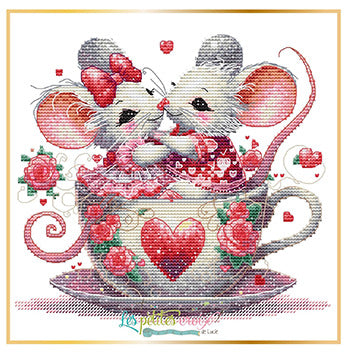 Les Petites croix de lucie Be Mine cross stitch pattern