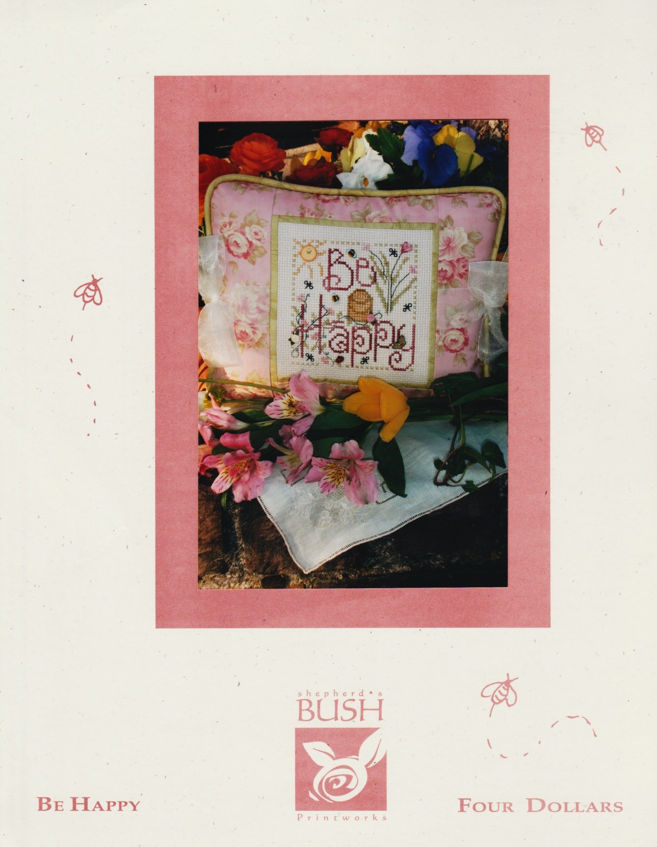 Shepherd's Bush Be Happy SB220 cross stitch pattern