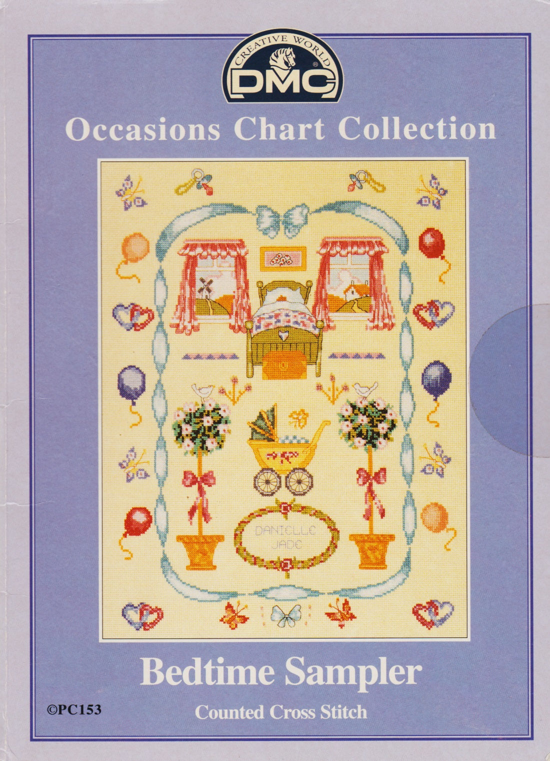 DMC Bedtime Sampler PC153 cross stitch pattern