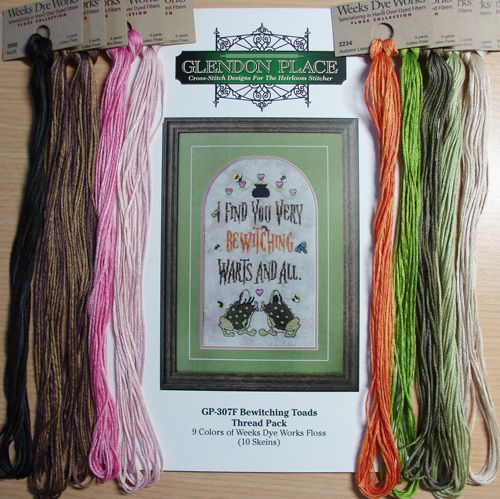 Glendon Place Bewitching Toads GP-307F WDW Thread Pack