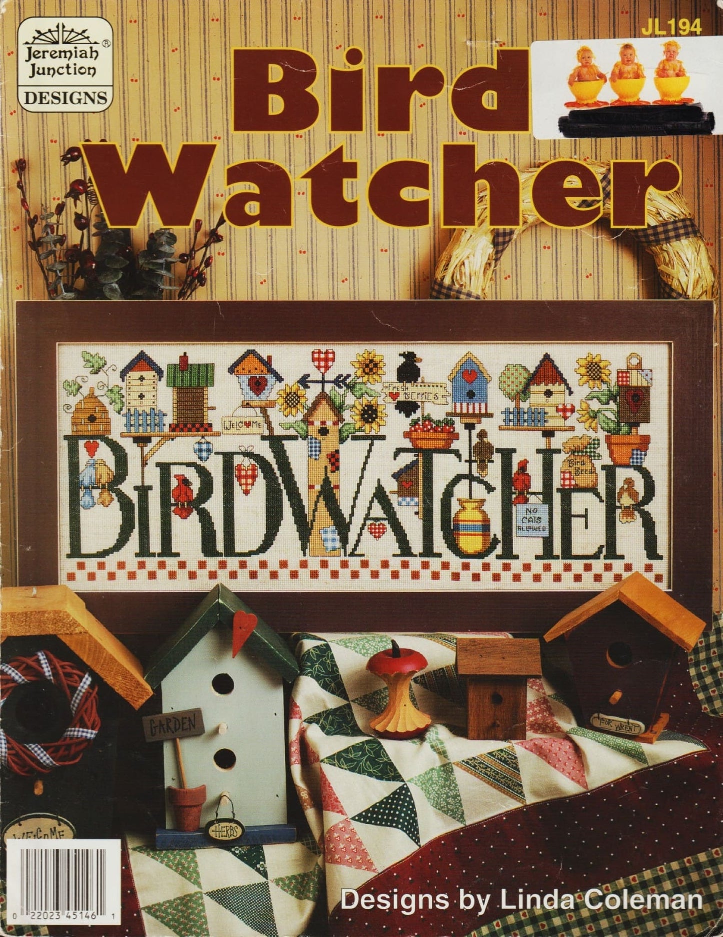 Jeremiah Junction Bird Watchers JL194 cross stitch pattern