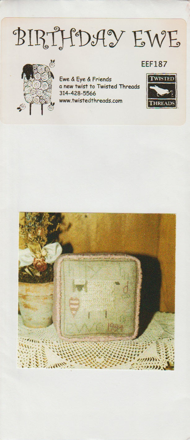Ewe & Eye Birthday Ewe EEF187 cross stitch pattern