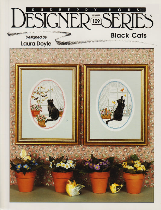Sudberry House Black Cats 109 cross stitch pattern
