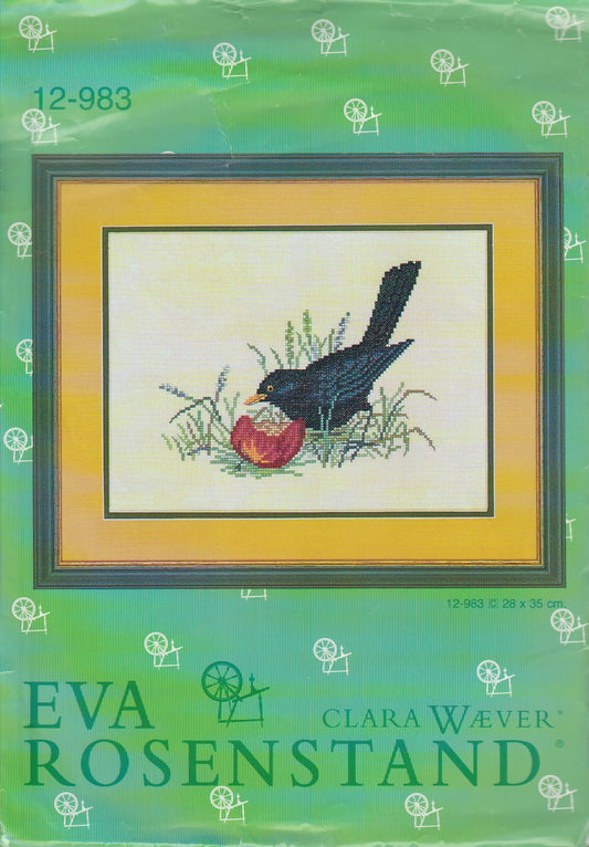 Eva Rosenstand Blackbird 12-983 cross stitch kit