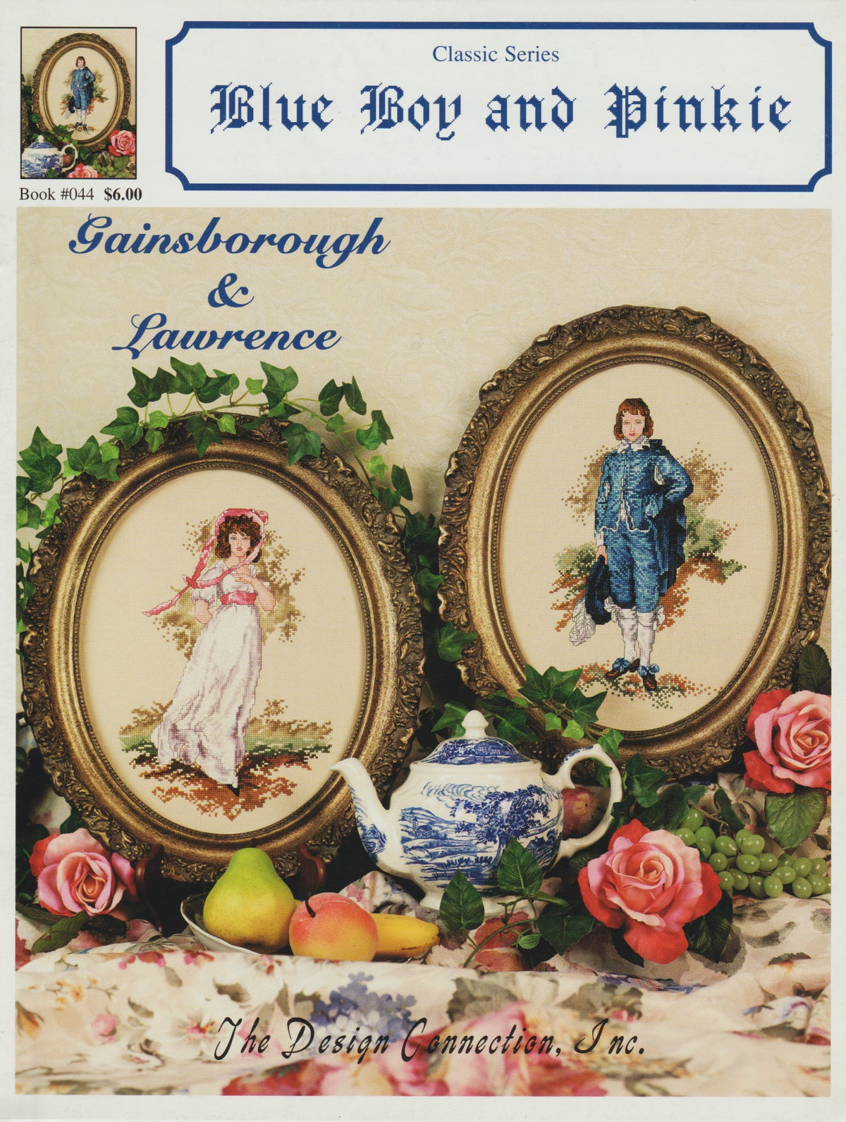 Design Connection Blue Boy and Pinkie 044 cross stitch pattern