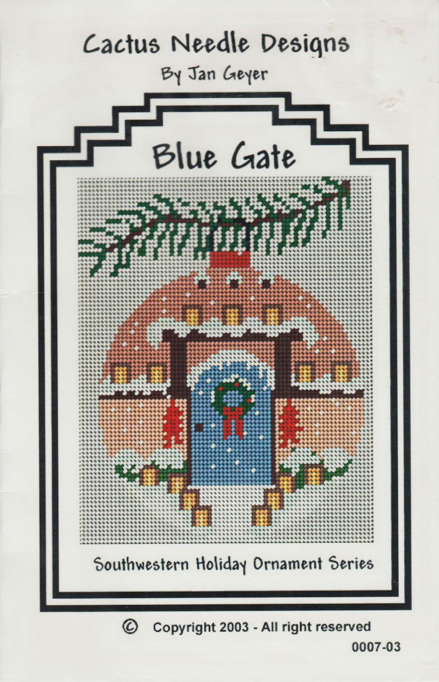 Cactus Needle Designs Blue Gate 0007-03 cross stitch pattern