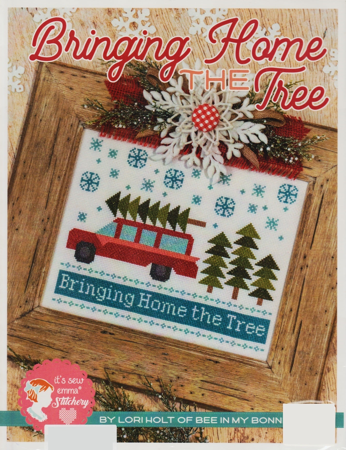 It's Sew Emma Bringing Home The Tree cross stitch pattern