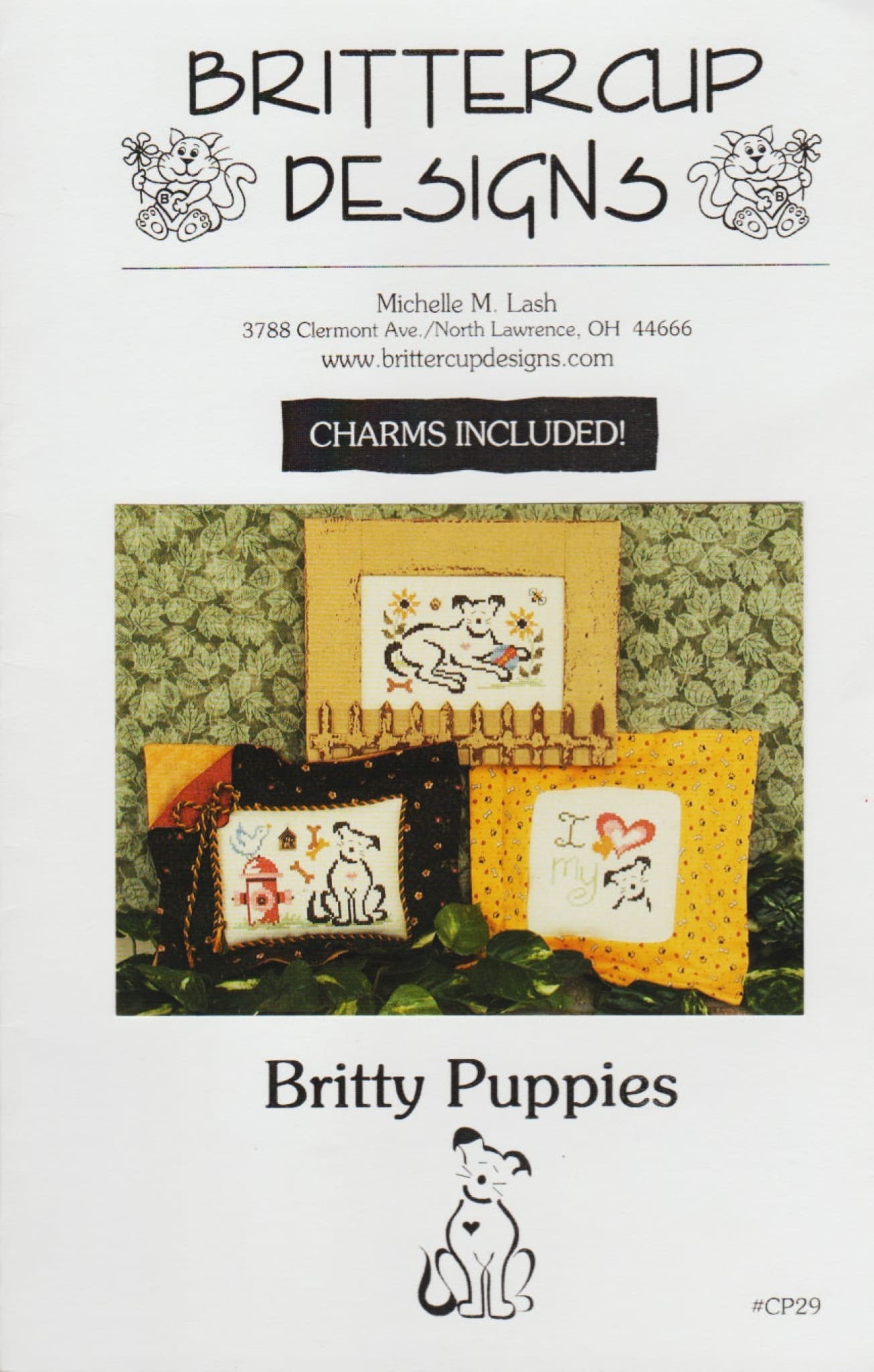 Britty Puppies Pattern Pattern