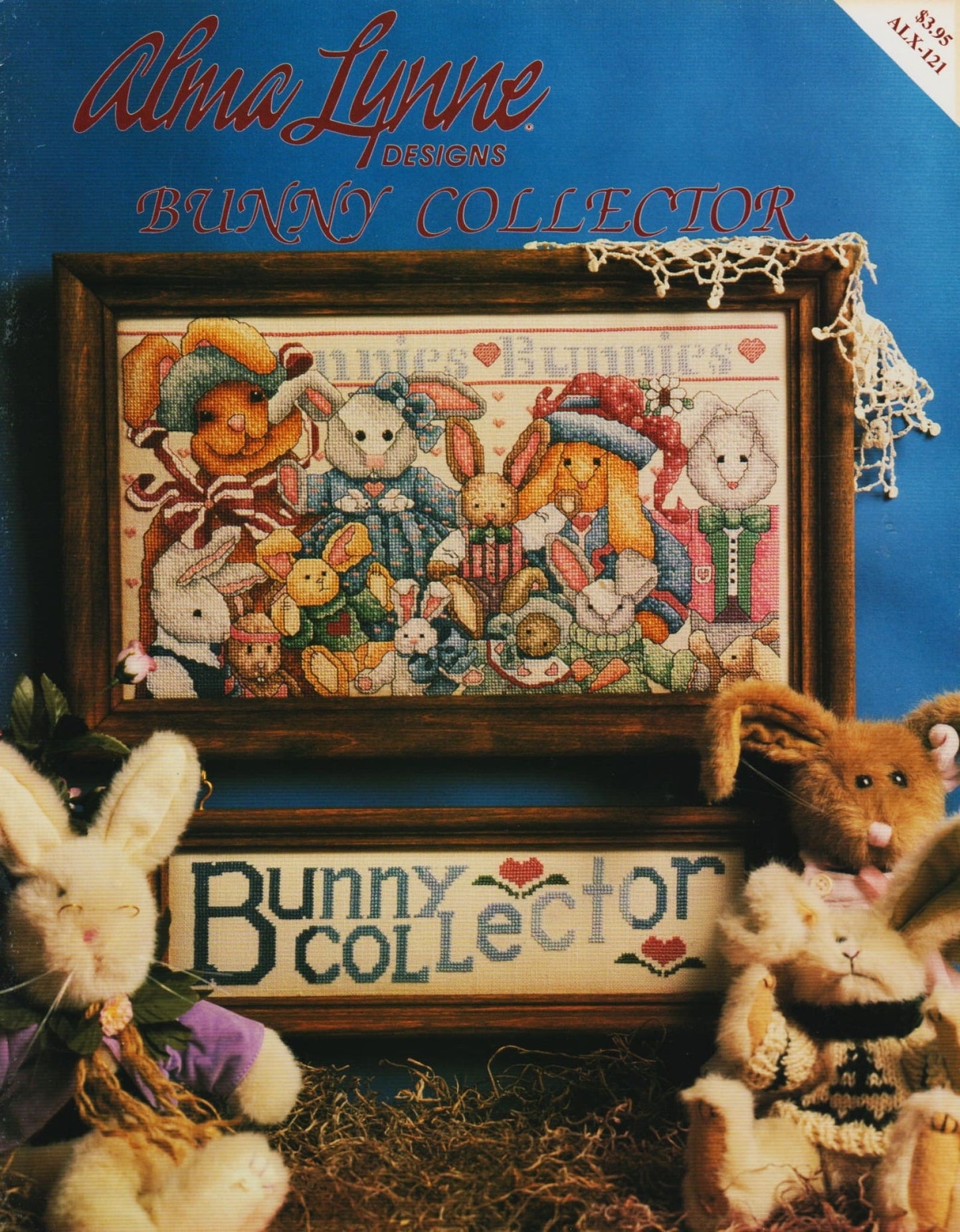 Alma Lynne Bunny Collector ALX-121 cross stitch pattern