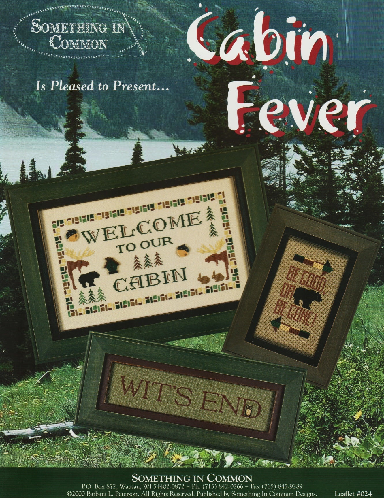 Something in Common Cabin Fever 024 cross stitch pattern