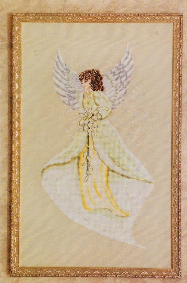 Black Swan Calla Lily BS-11 Angel cross stitch pattern