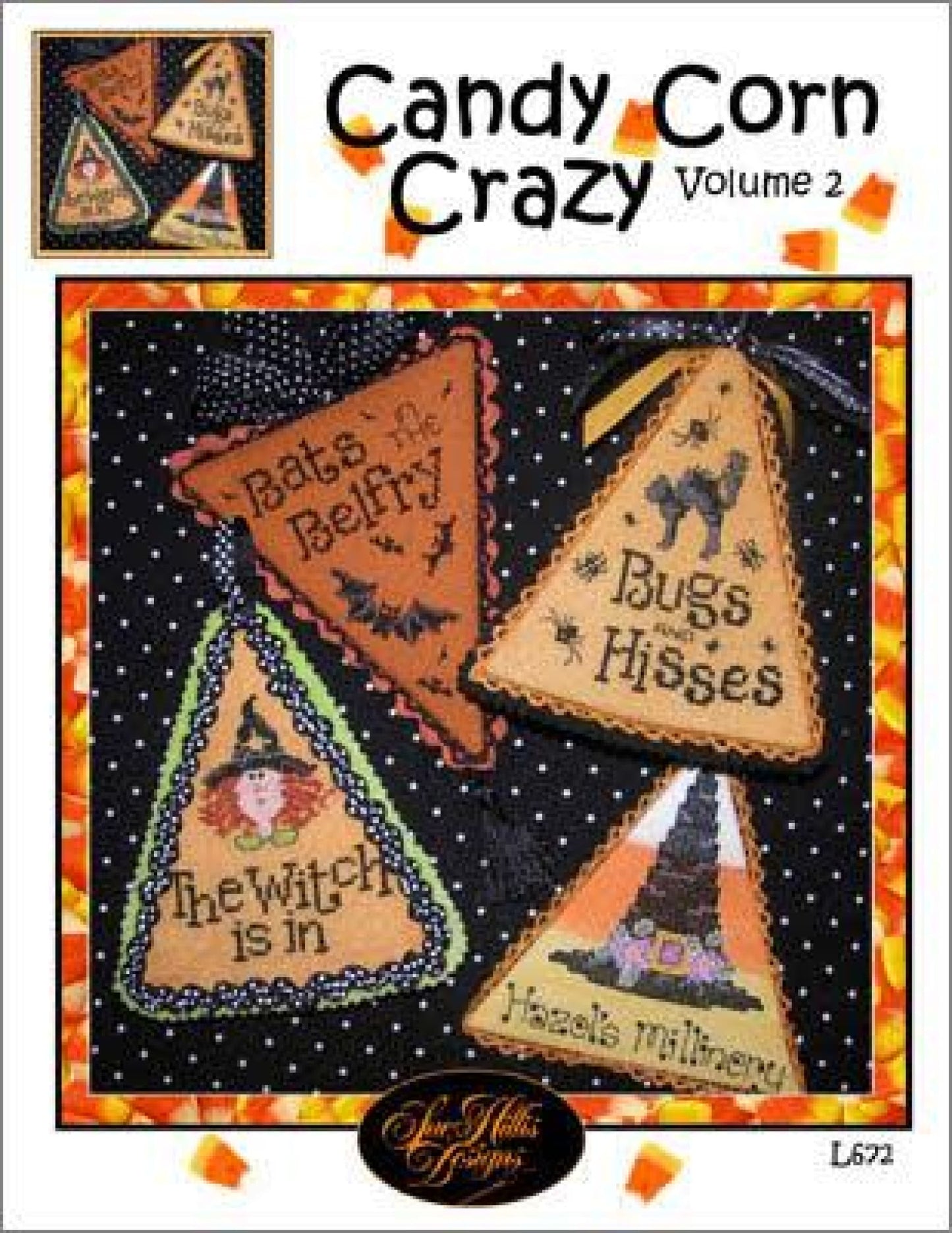 Sue Hillis Candy Corn Crazy 2 L653 cross stitch pattern