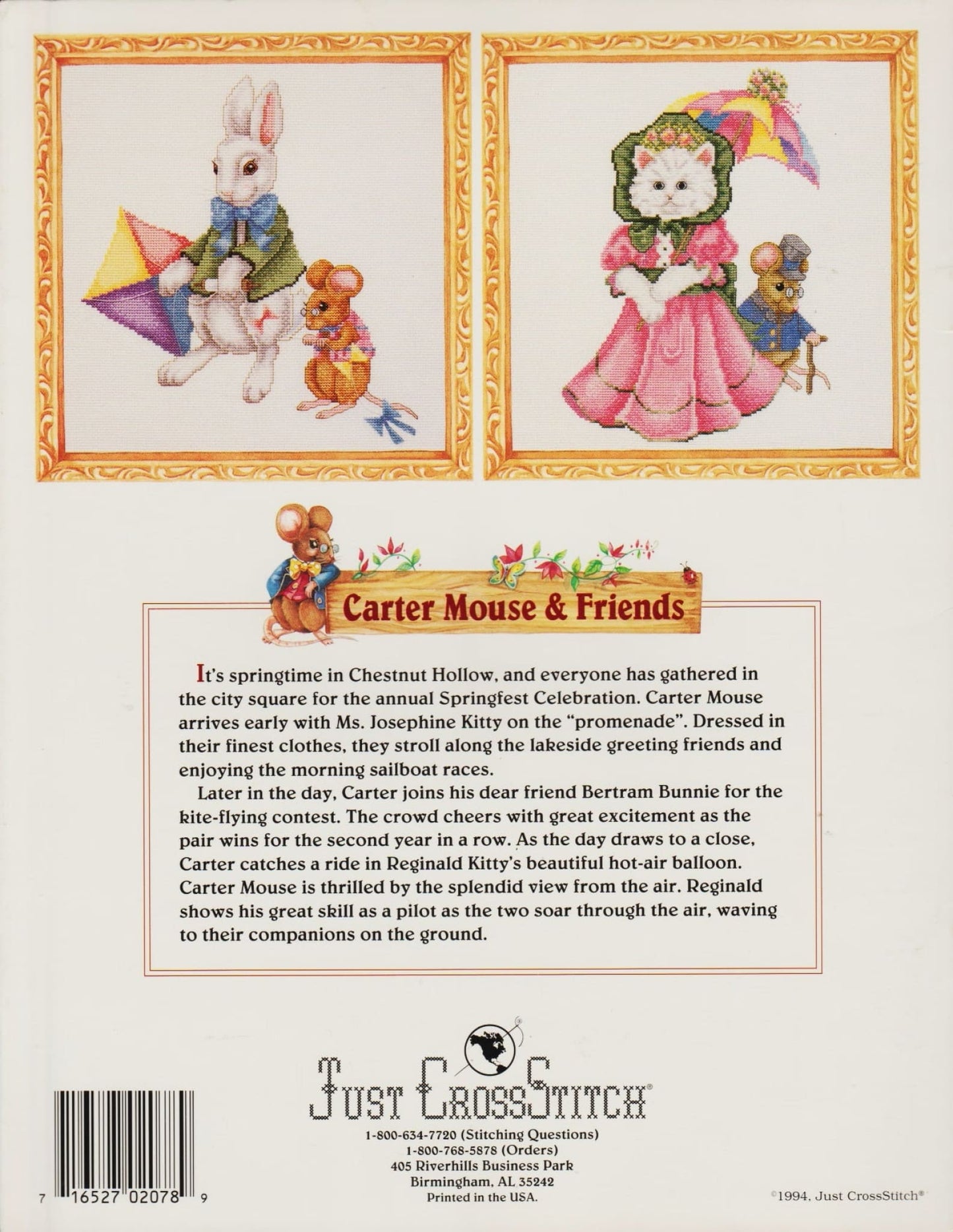 Springtime Friends Pattern Pattern