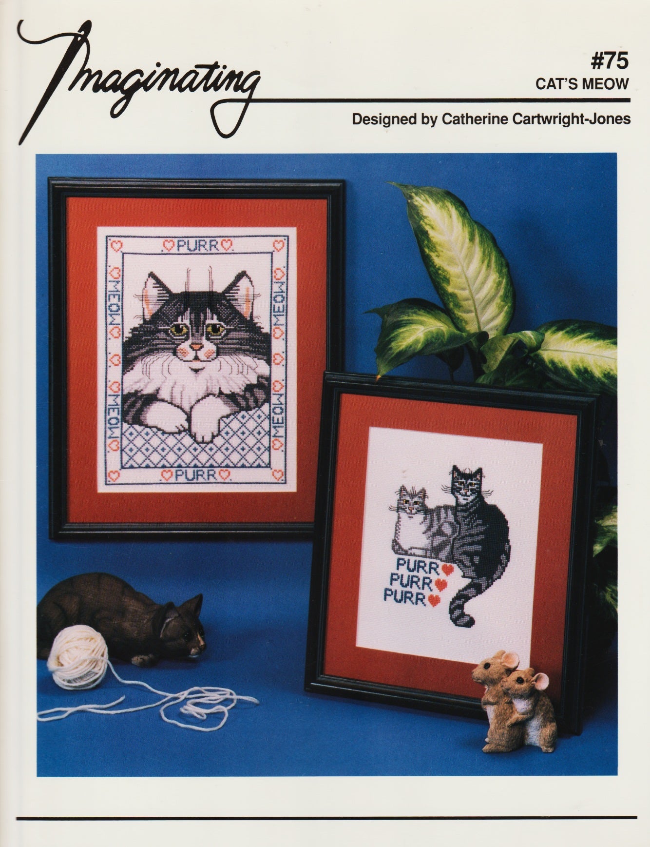 Imaginating Cat's Meow 75 cross stitch pattern
