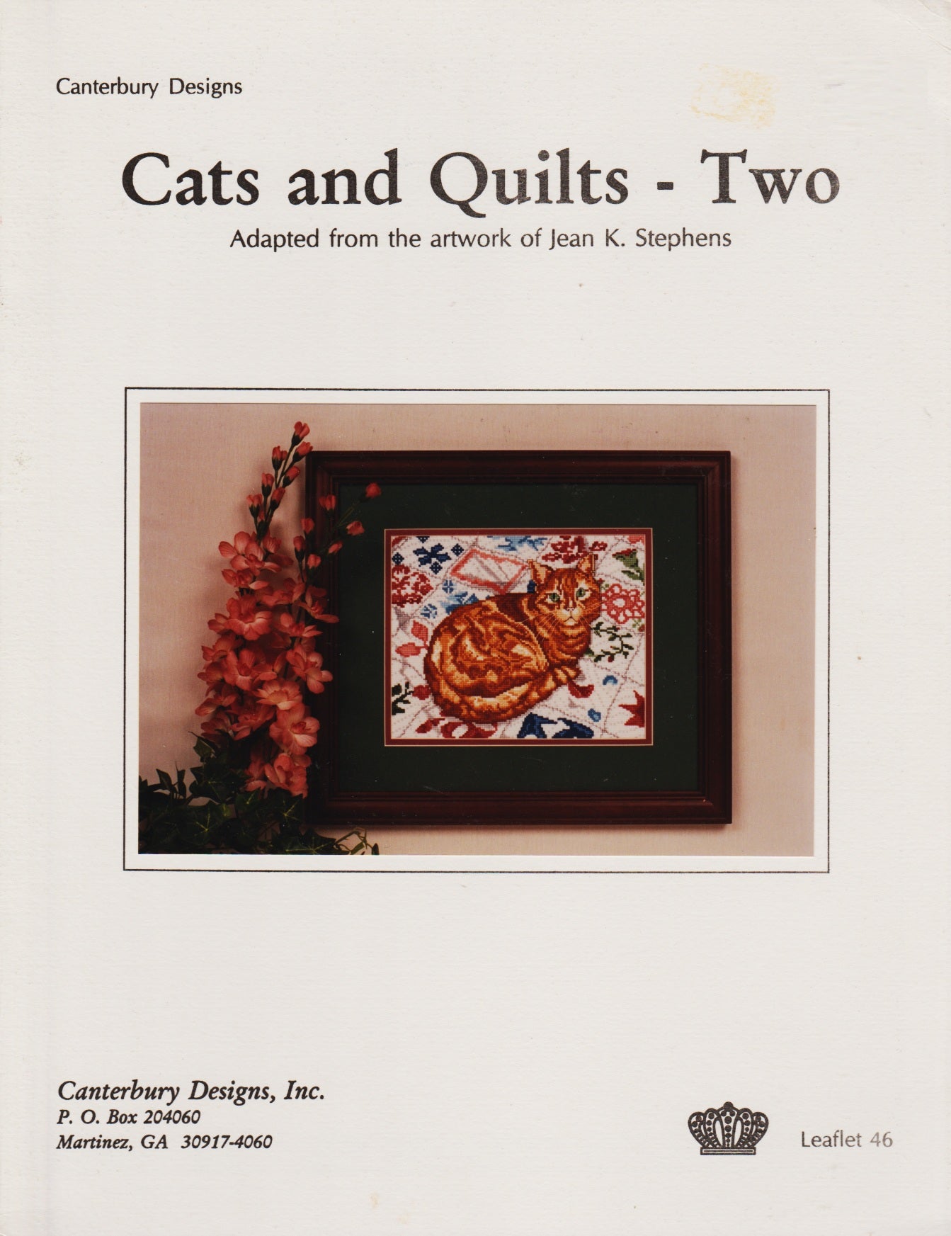 Cats and Quilts #2 pattern