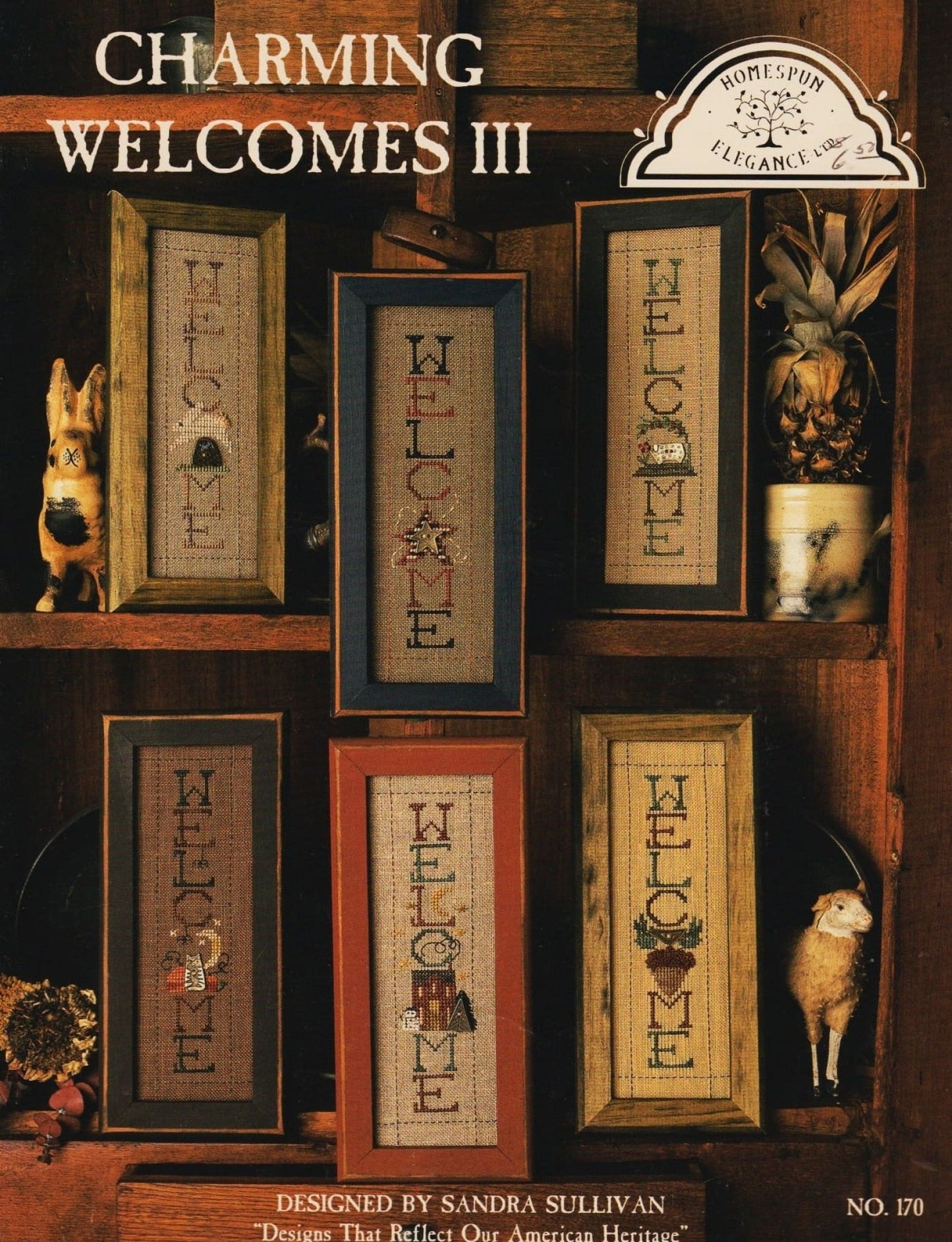 Homespun Elegance Charming Welcomes III 170 cross stitch pattern