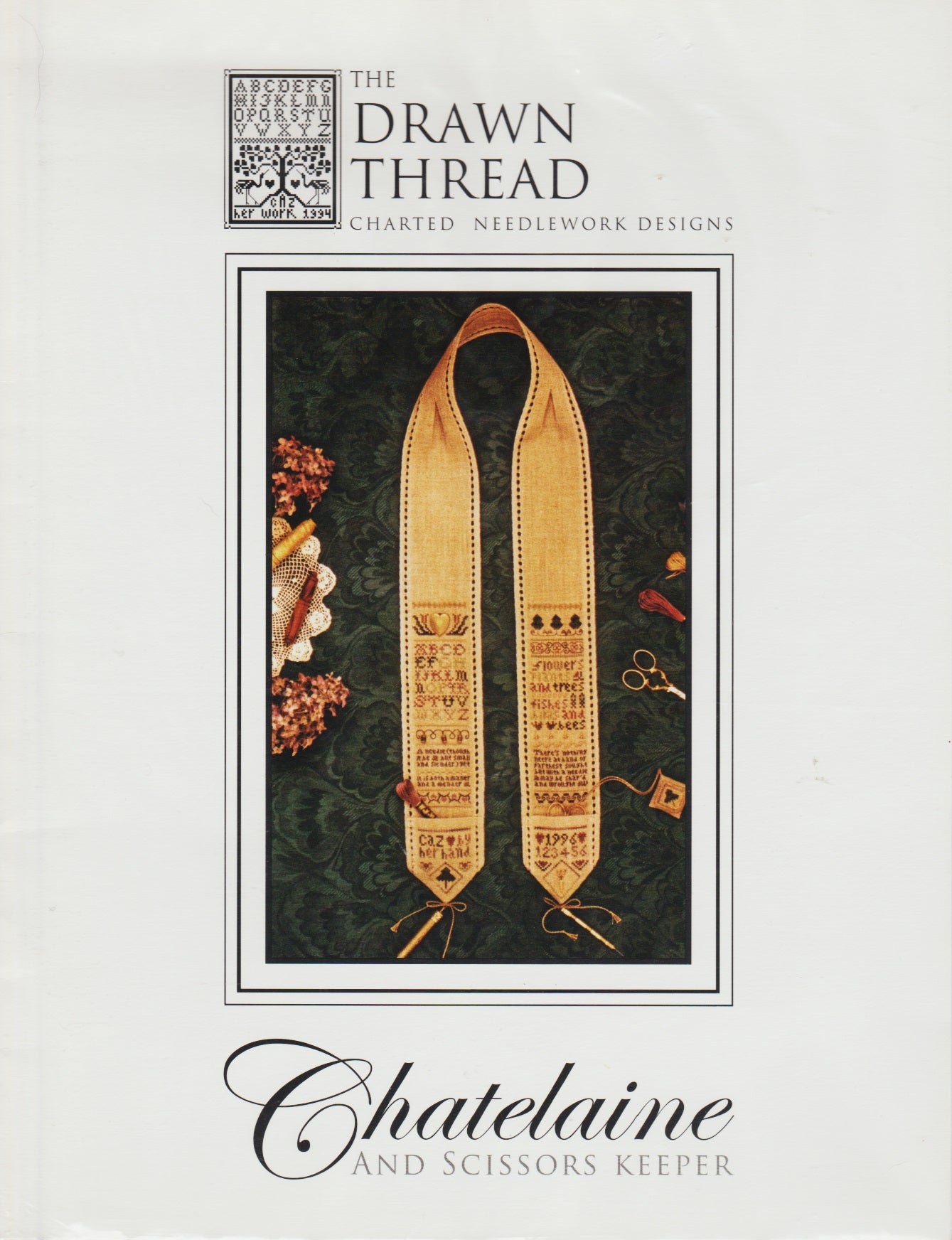 Drawn Thread Chatelaine cross stitch pattern