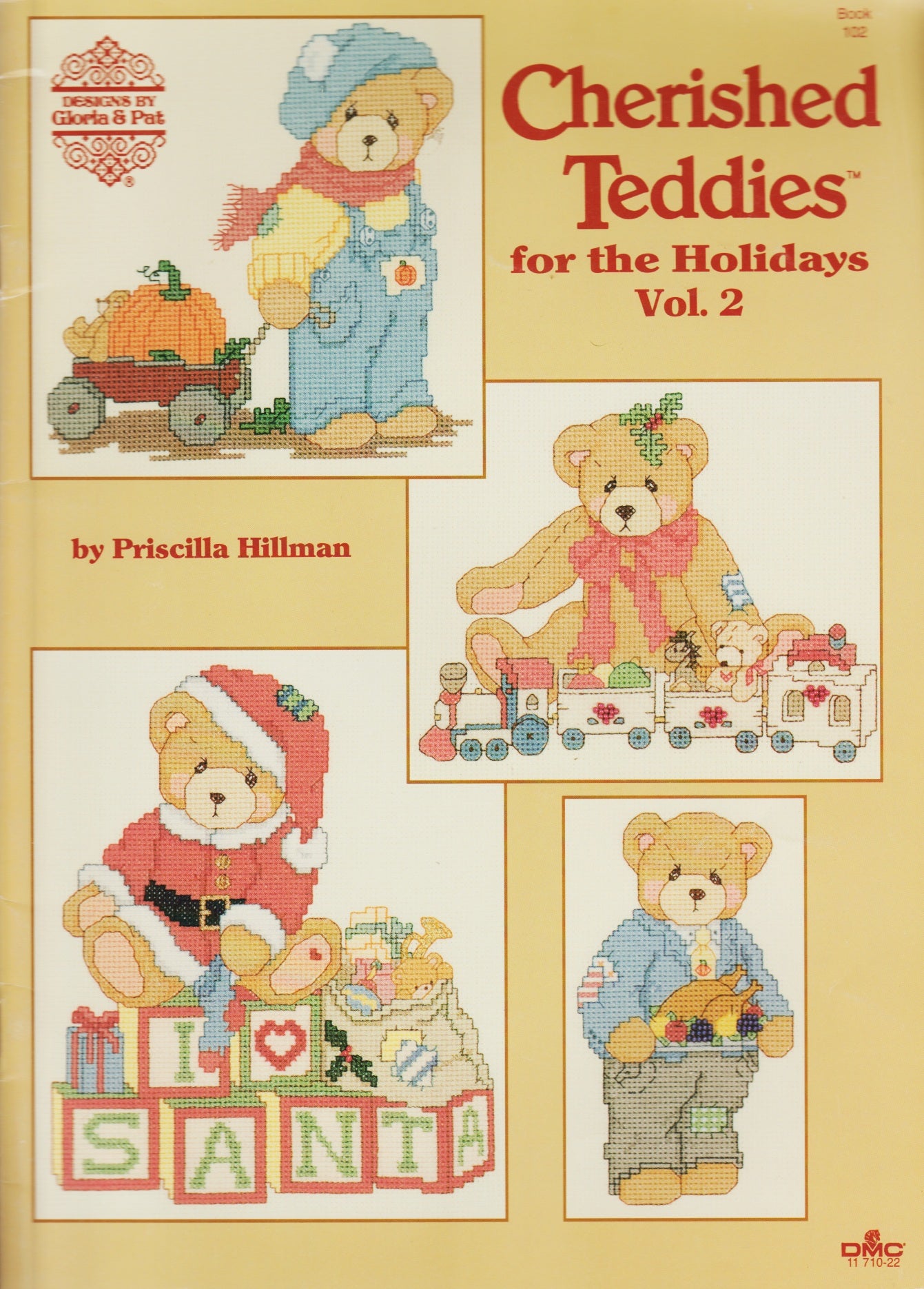 Gloria & Pat Cherished Teddies for the Holidays 2 102 cross stitch pattern