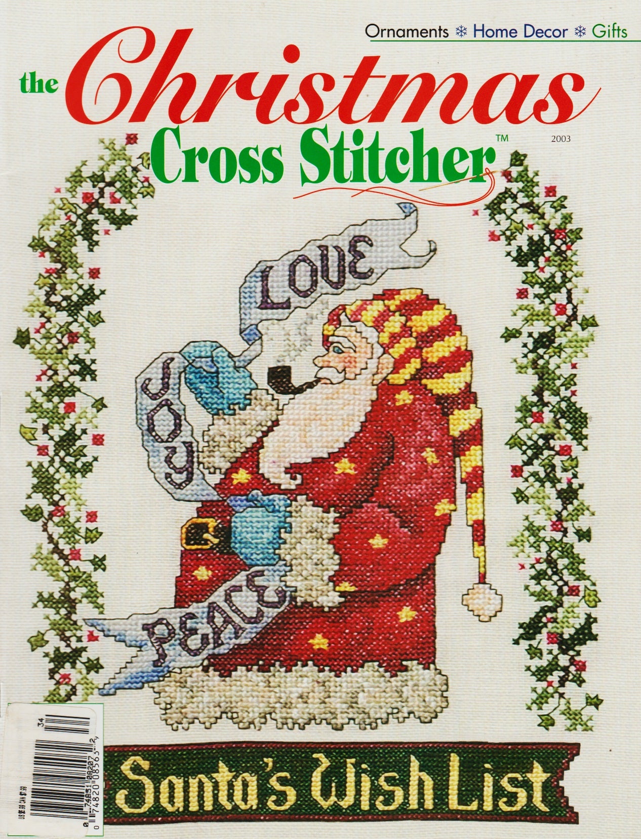 Christmas Cross Stitcher 2003 cross stitch magazine
