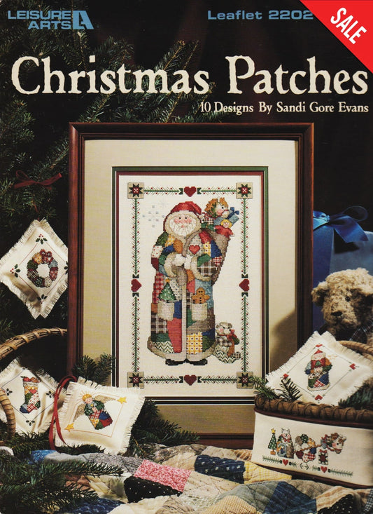 Leisure Arts Christmas Patches 2202 cross stitch pattern