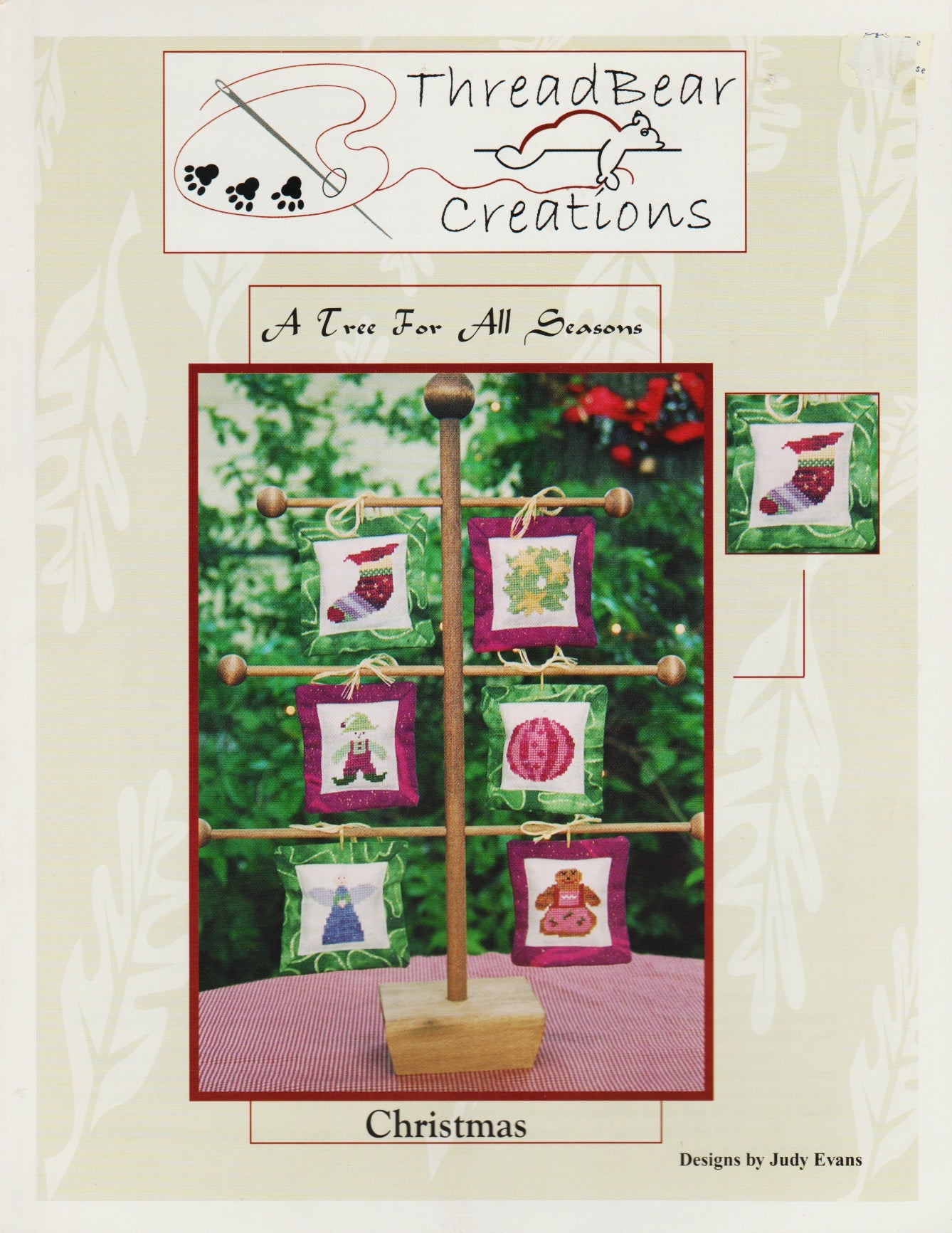 Threadbear Creations A Tree for all Seasons - Christmas cross stitch pattern